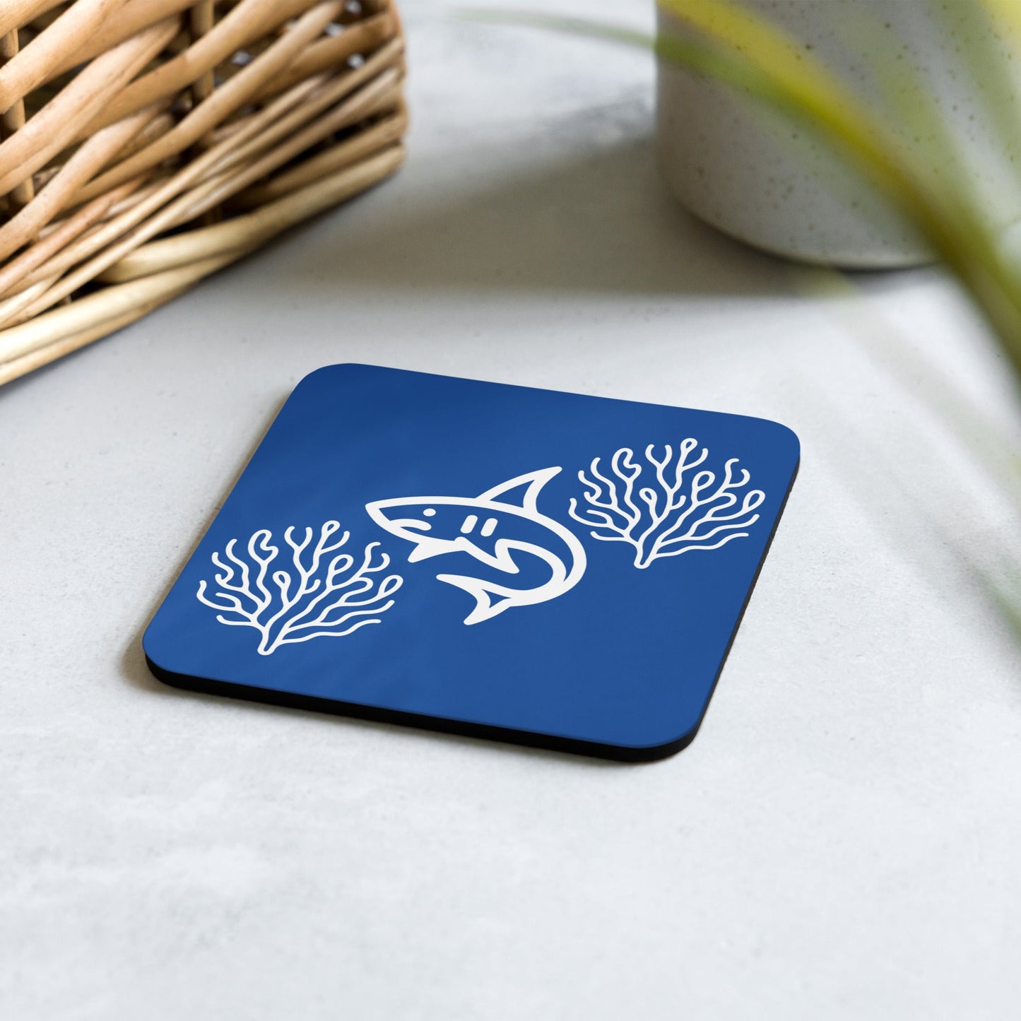 Shark Cork - Back Coaster - Coasters - Discovery Co.