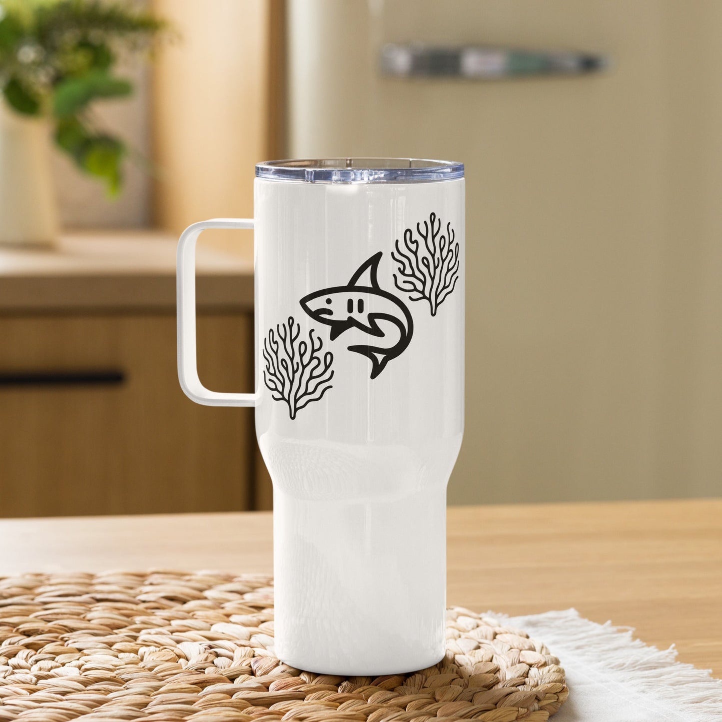 Shark II Travel Mug With Handle (25 oz and 40 oz) - Travel Mug - Discovery Co.