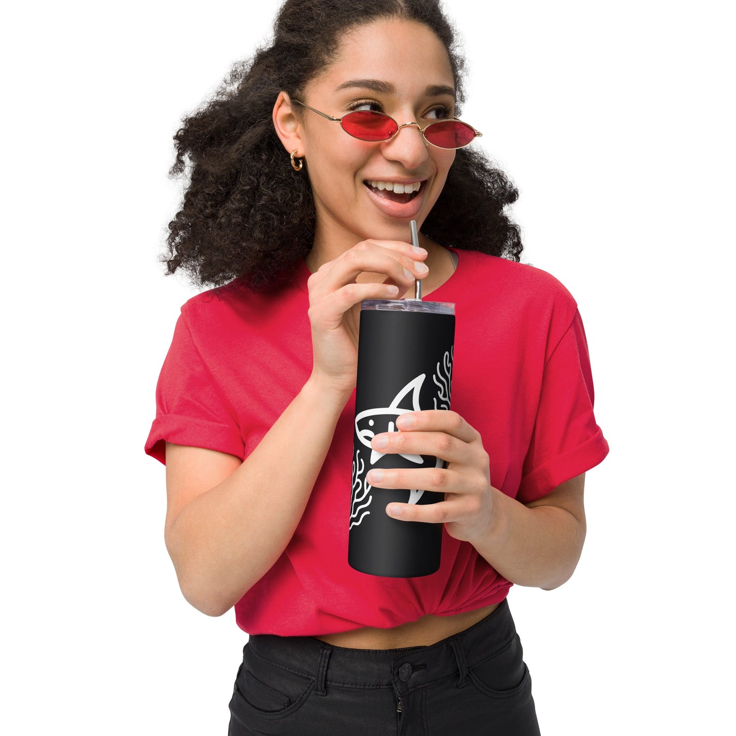 Shark Stainless Steel Tumbler - Steel Tumbler - Discovery Co.