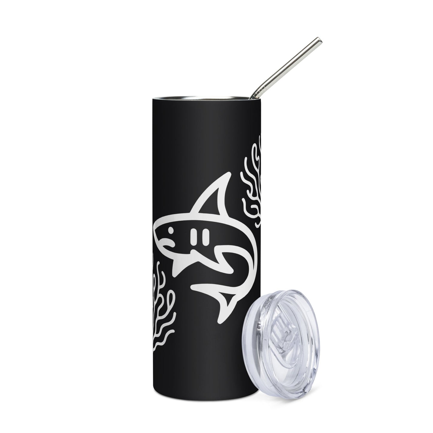 Shark Stainless Steel Tumbler - Steel Tumbler - Discovery Co.