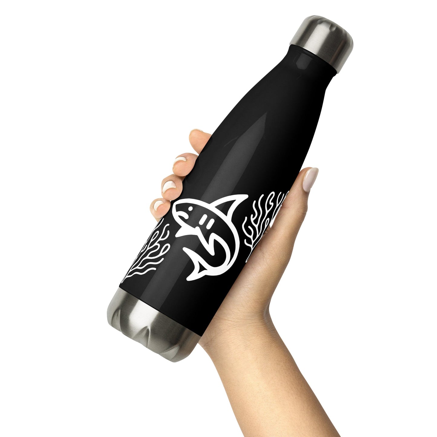 Shark Stainless Steel Water Bottle - Stainless Steel Water Bottle - Discovery Co.