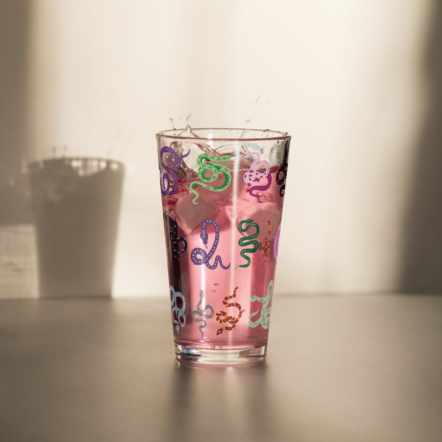 Snakes Pint Glass - Beer Glass - Discovery Co.