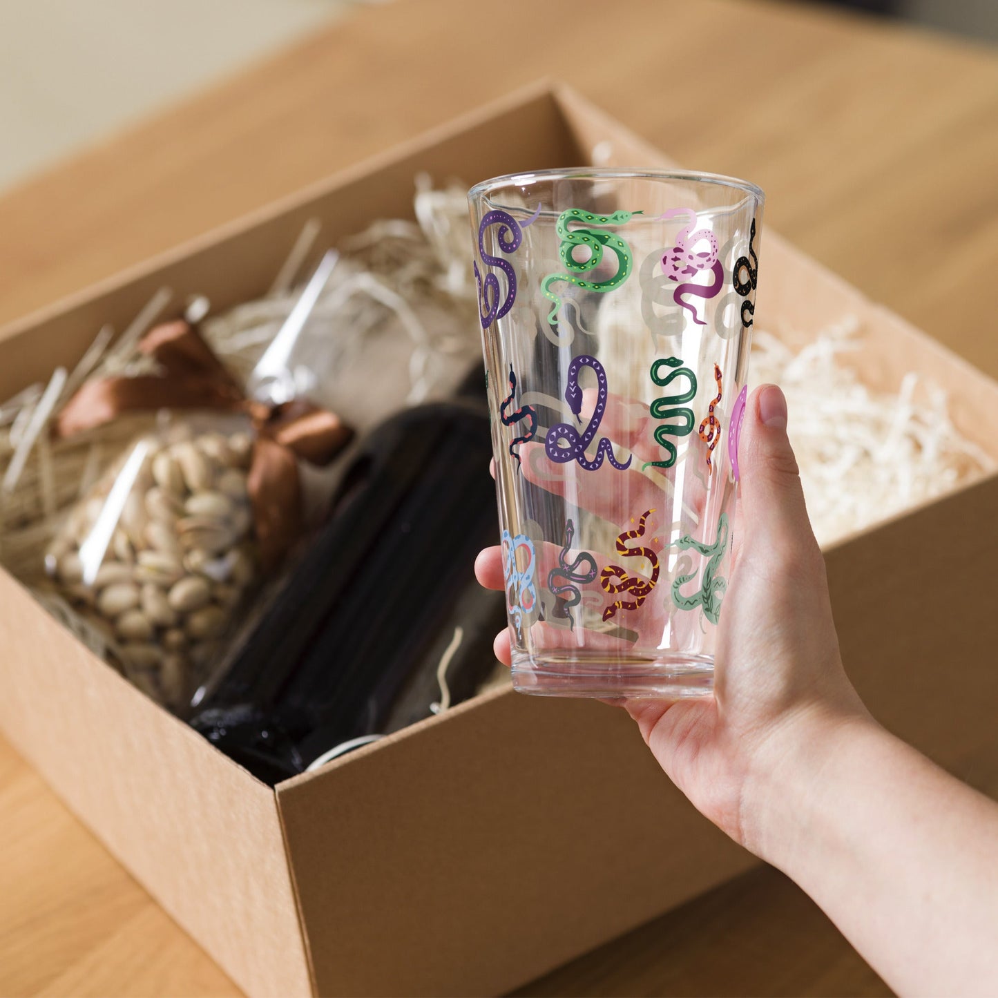 Snakes Pint Glass - Beer Glass - Discovery Co.