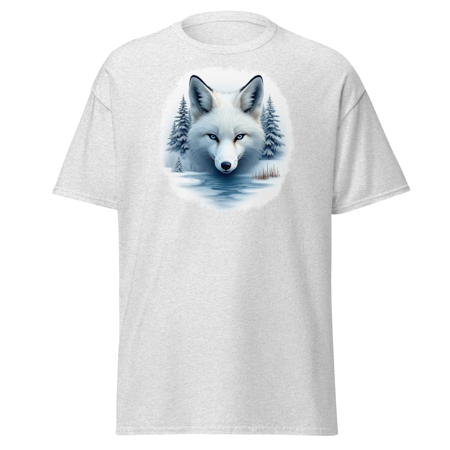 Snowy Fox Women's (Unisex) Classic Tee - Women's Shirts - Discovery Co.