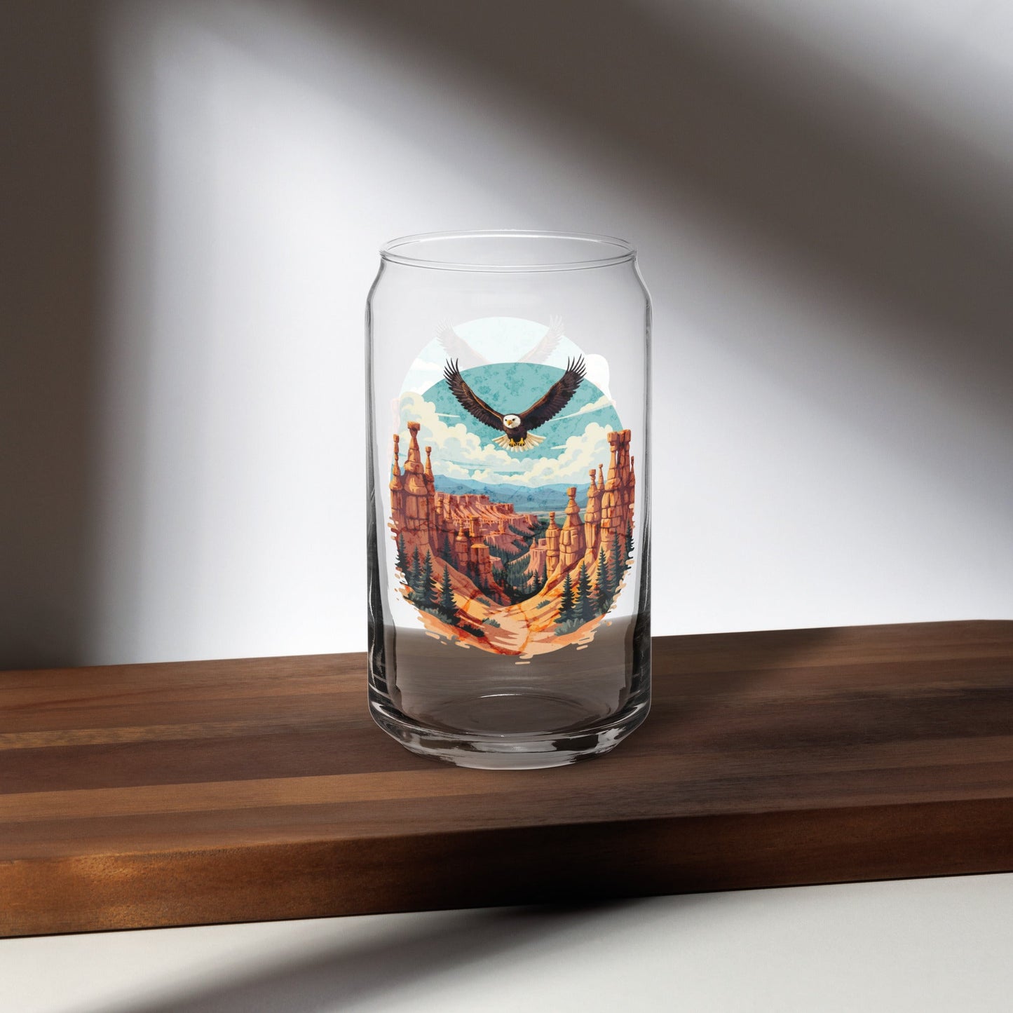 Soaring Eagle Can - Shaped Glass - Can - Shaped Glass - Discovery Co.