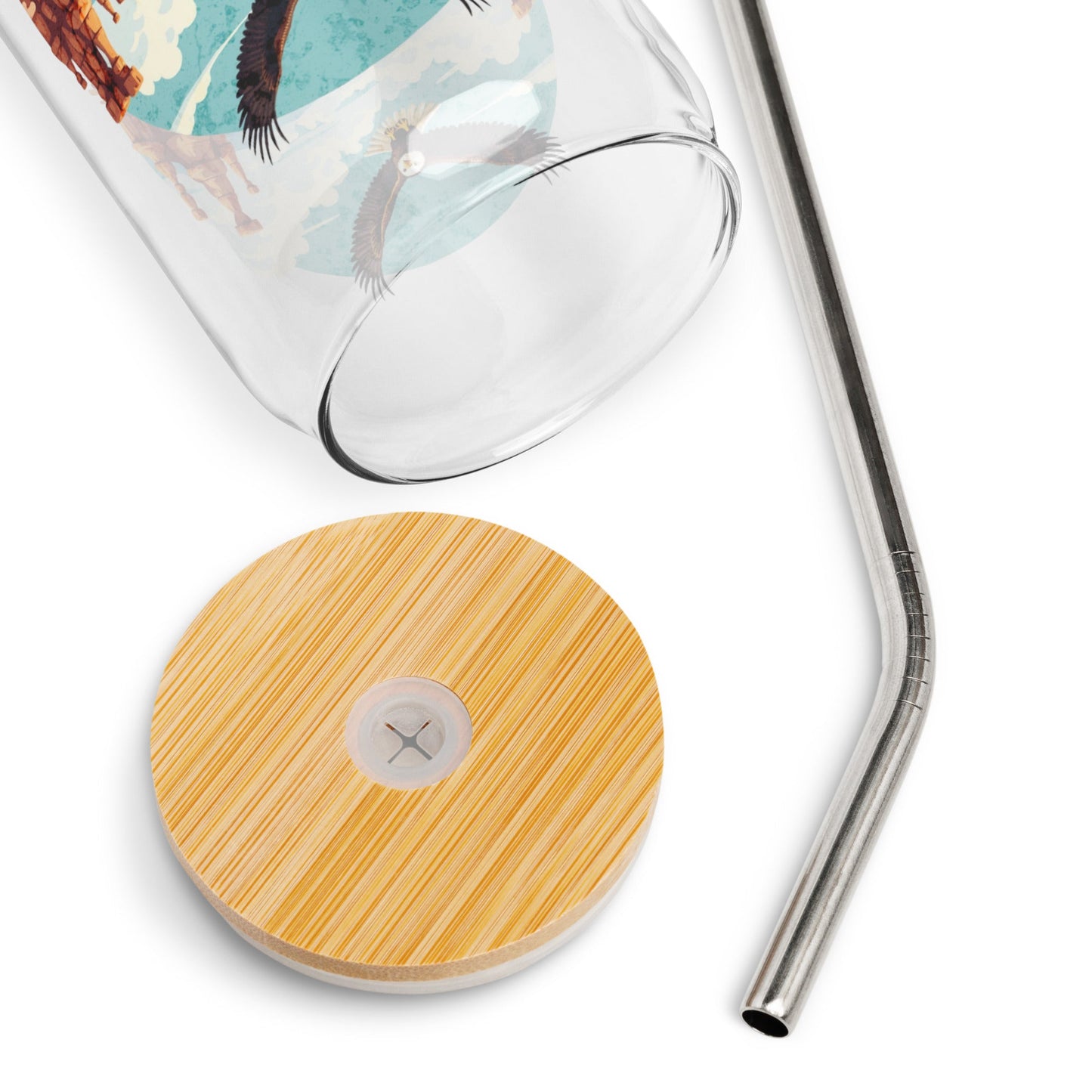 Soaring Eagle Can - Shaped Glass - Can - Shaped Glass - Discovery Co.
