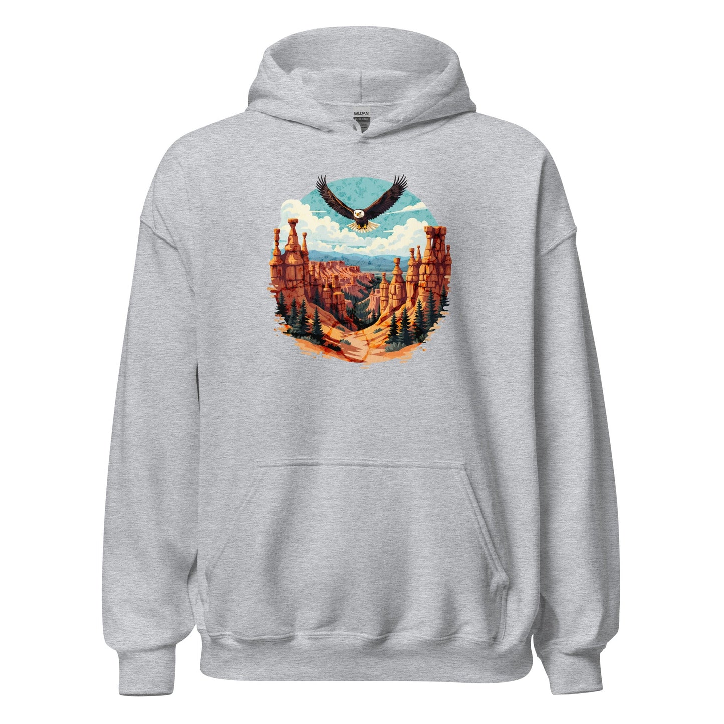 Soaring Eagle Men's (Unisex) Hoodie - Hoodies - Discovery Co.