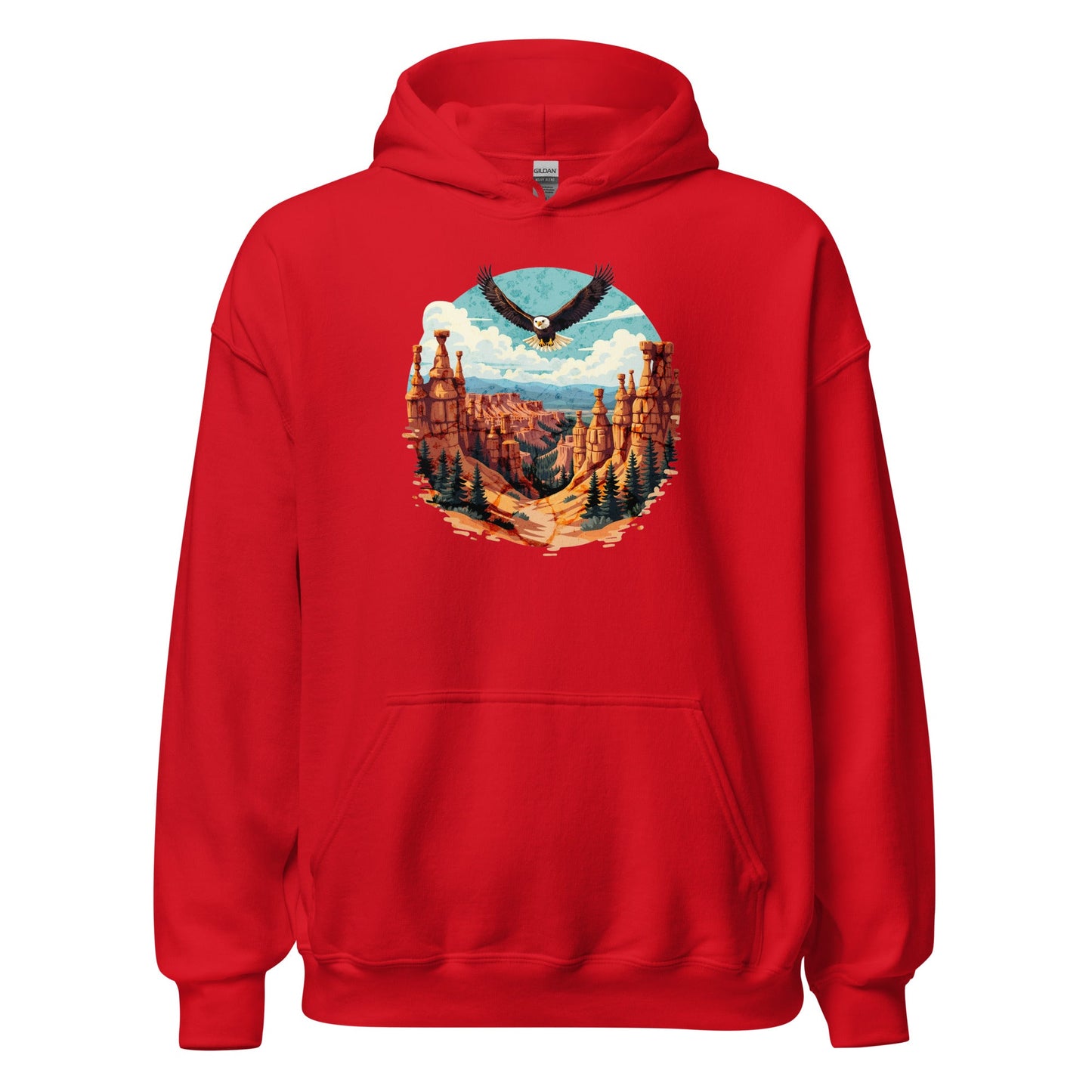 Soaring Eagle Men's (Unisex) Hoodie - Hoodies - Discovery Co.