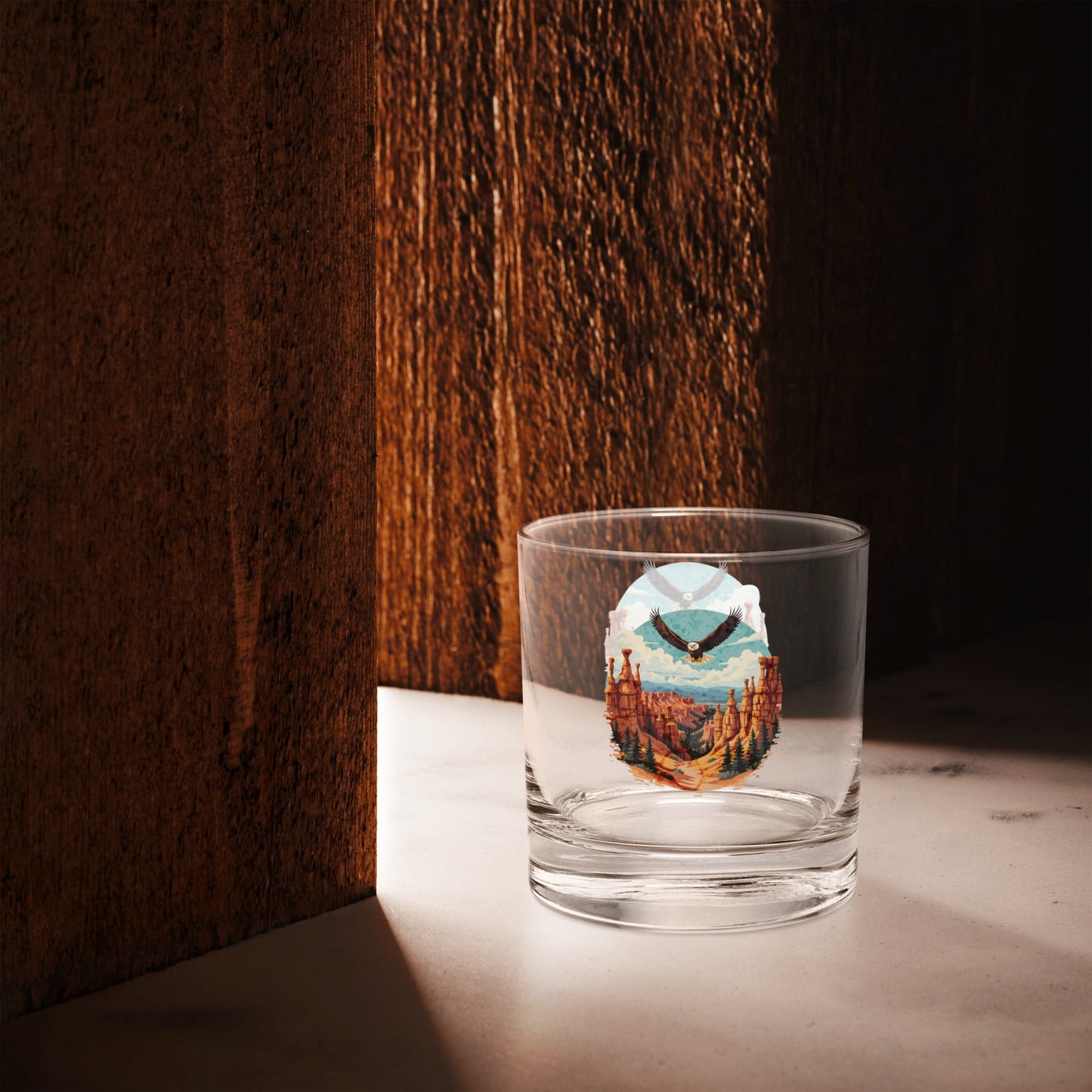 Soaring Eagle Rocks Glass - Rocks Glass - Discovery Co.
