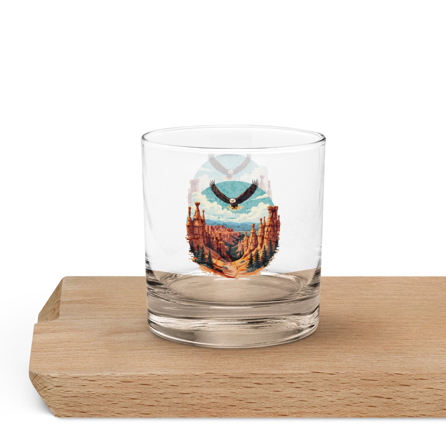 Soaring Eagle Rocks Glass - Rocks Glass - Discovery Co.