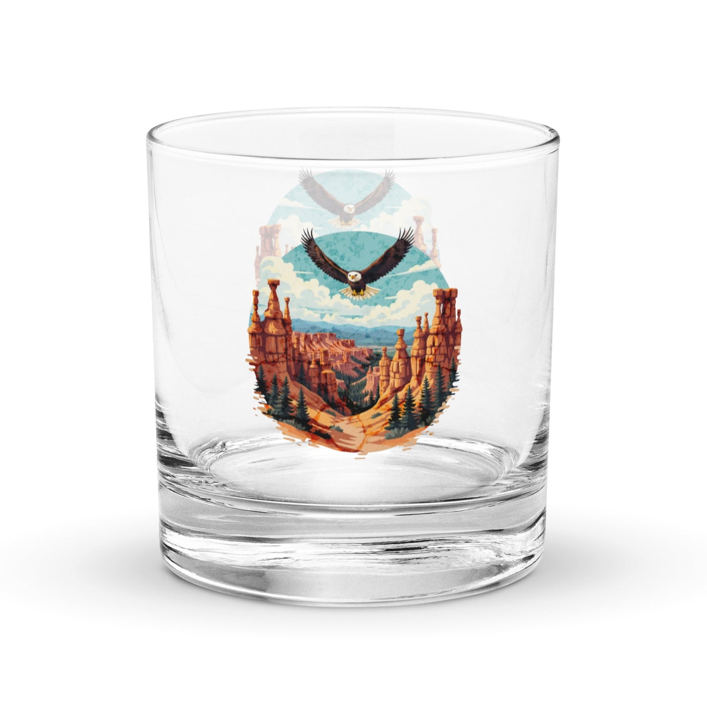 Soaring Eagle Rocks Glass - Rocks Glass - Discovery Co.