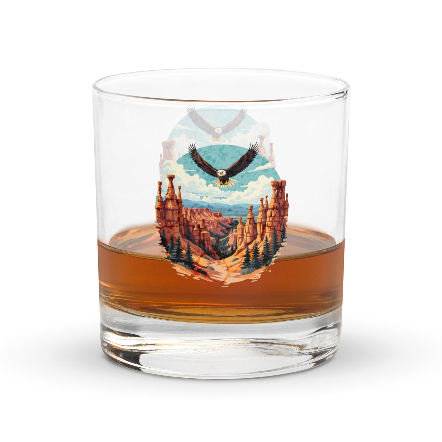 Soaring Eagle Rocks Glass - Rocks Glass - Discovery Co.