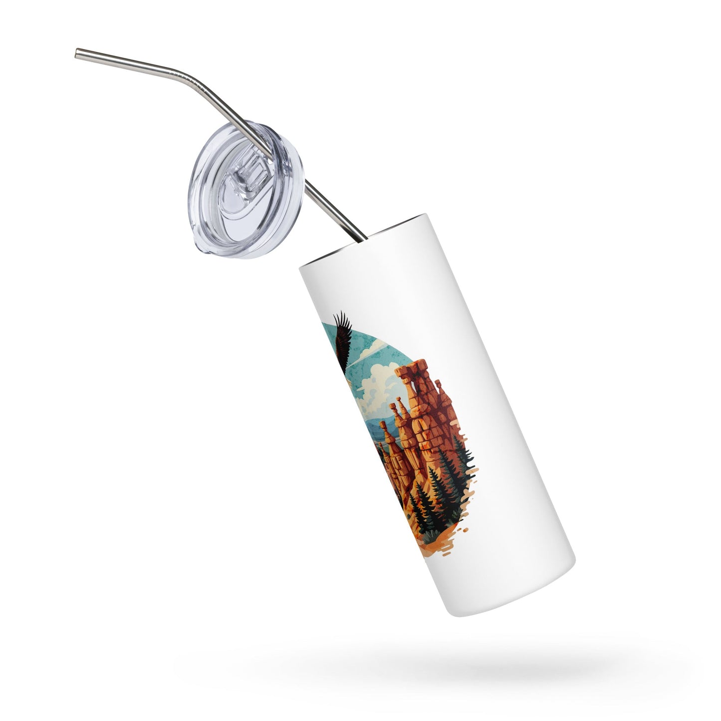 Soaring Eagle Stainless Steel Tumbler - Steel Tumbler - Discovery Co.