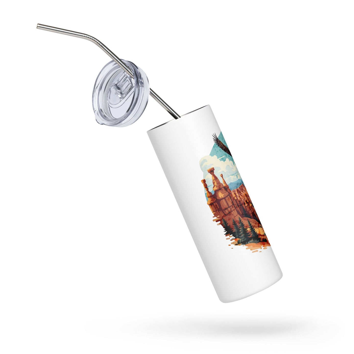 Soaring Eagle Stainless Steel Tumbler - Steel Tumbler - Discovery Co.