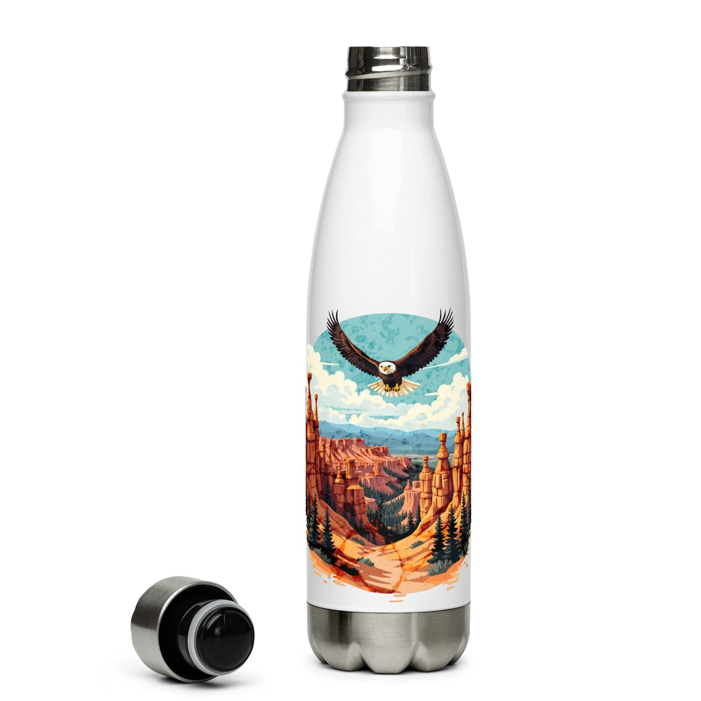 Soaring Eagle Stainless Steel Water Bottle - Stainless Steel Water Bottle - Discovery Co.