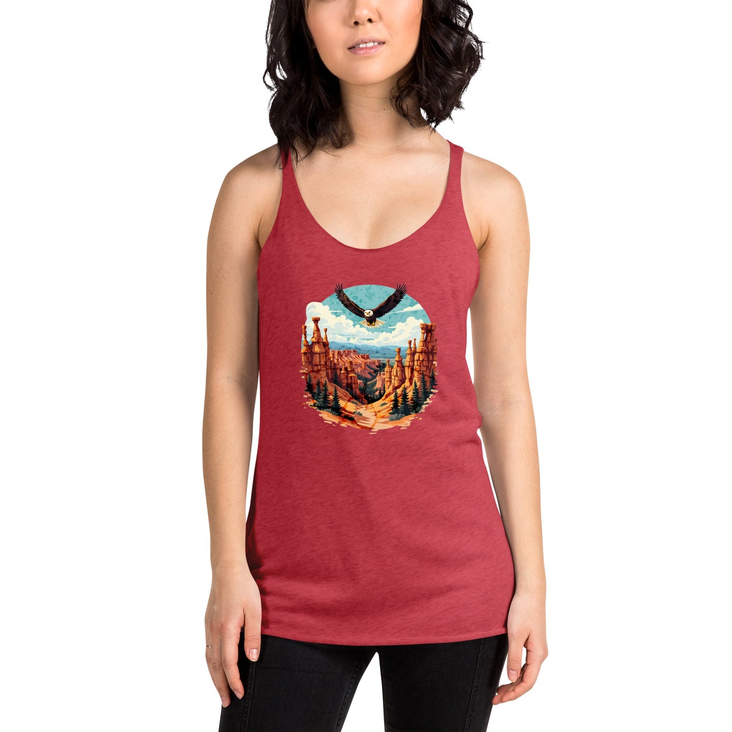 Soaring Eagle Women's Racerback Tank - Women's Shirts - Discovery Co.