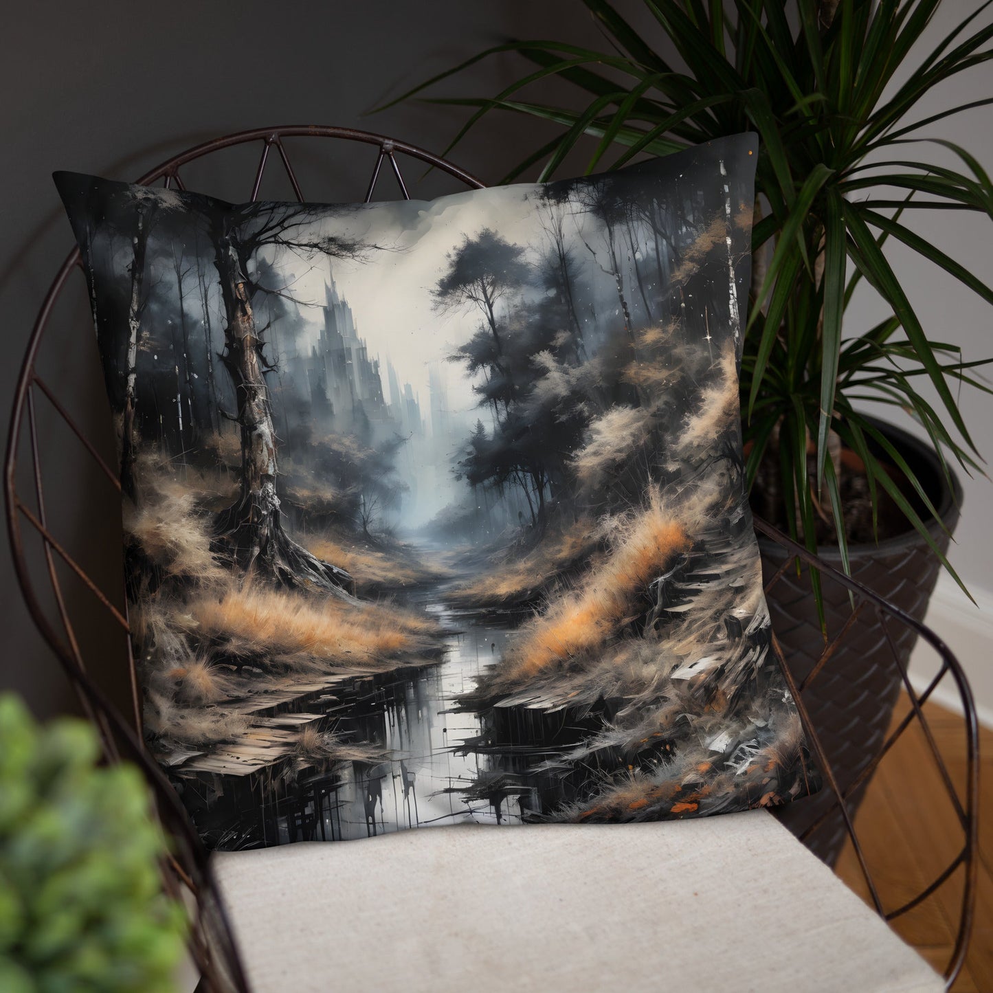Spooky Forest Basic Pillow - Pillows - Discovery Co.