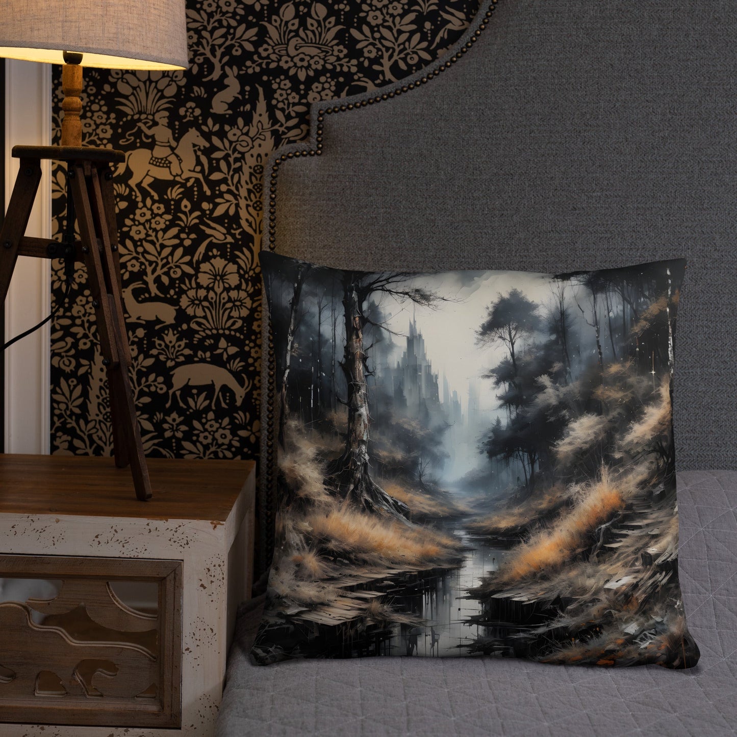Spooky Forest Basic Pillow - Pillows - Discovery Co.
