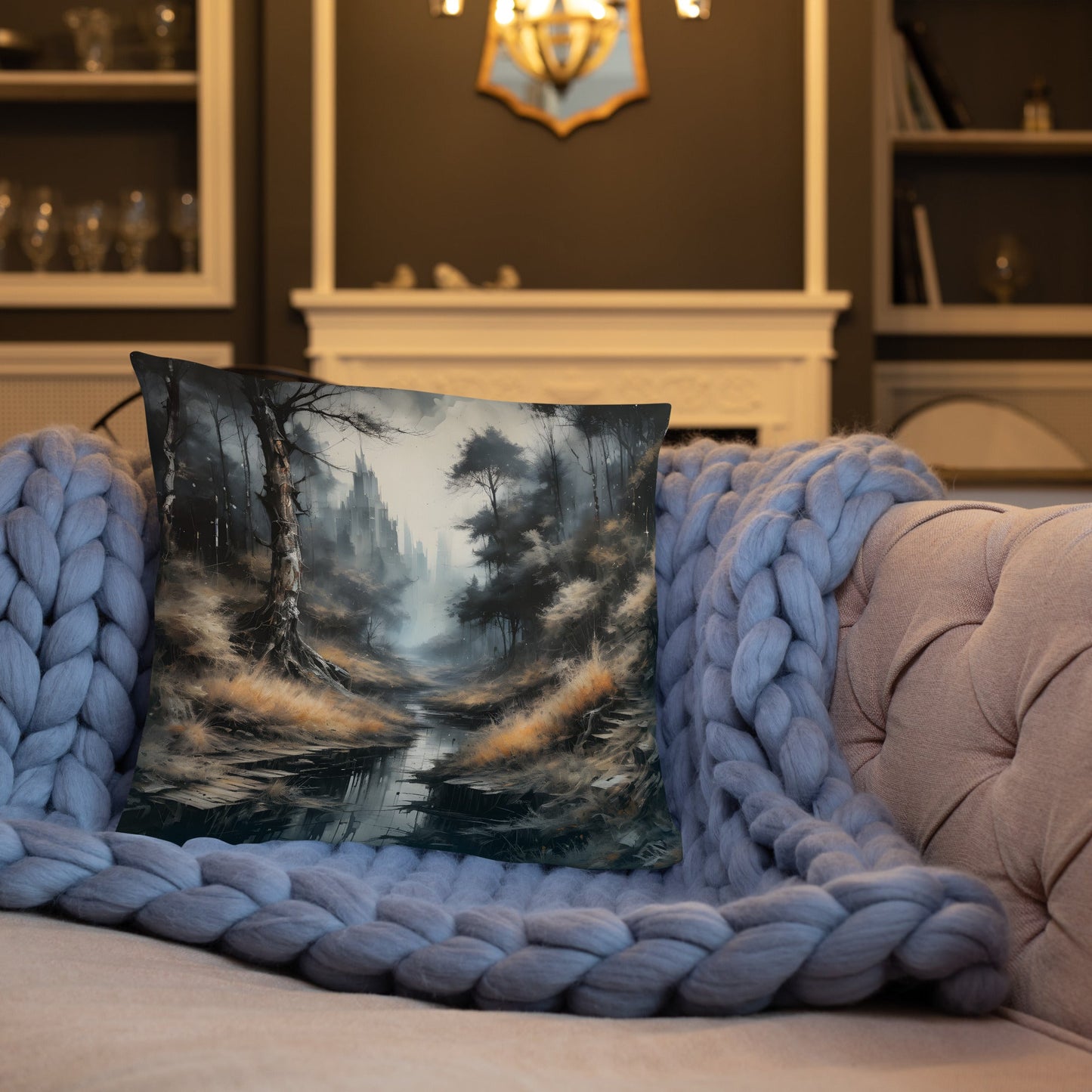 Spooky Forest Basic Pillow - Pillows - Discovery Co.
