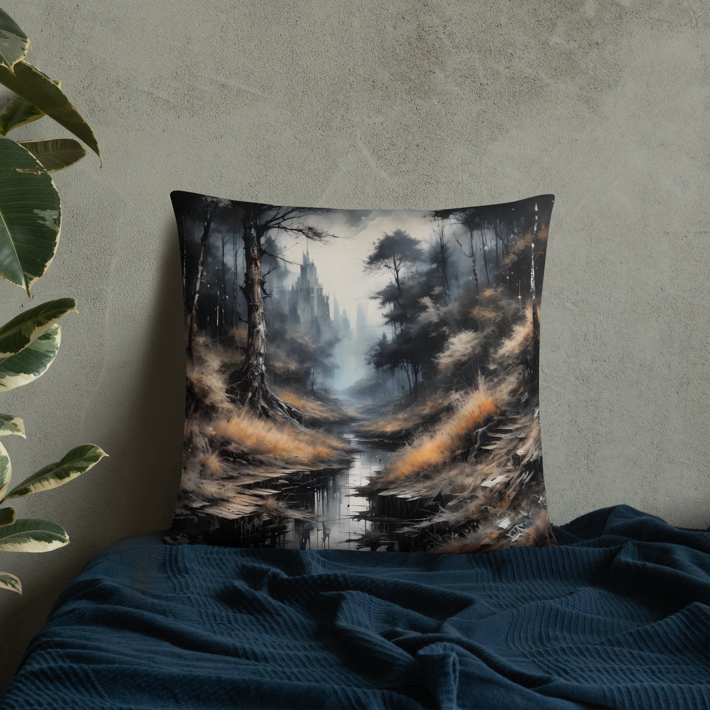 Spooky Forest Basic Pillow - Pillows - Discovery Co.
