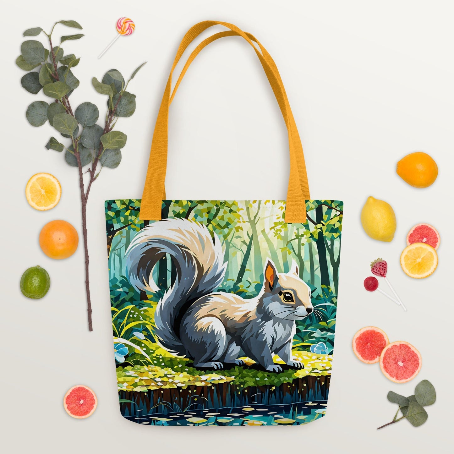Squirrel II Tote Bag - Tote Bags - Discovery Co.