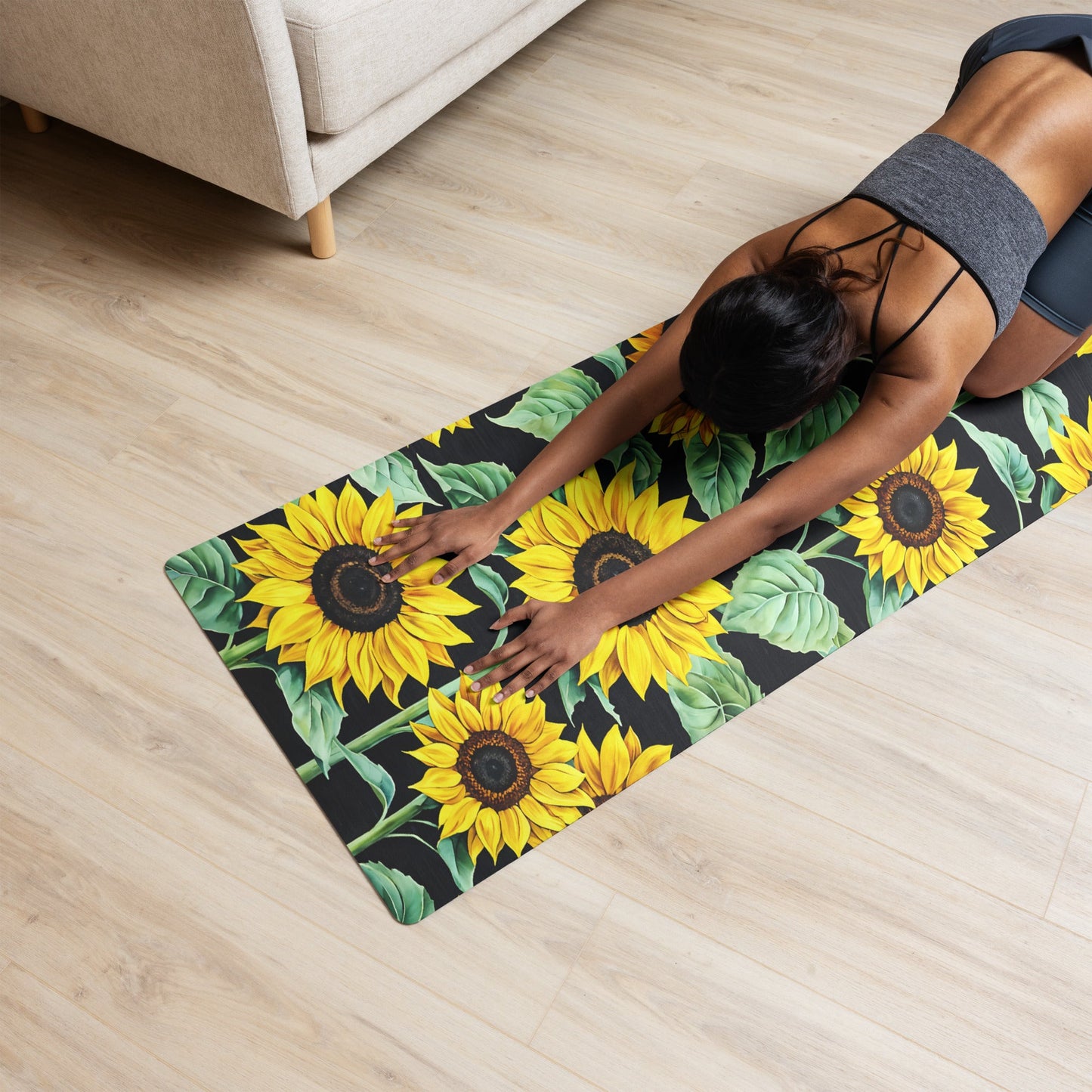 Sunflowers Yoga Mat - Yoga Mat - Discovery Co.