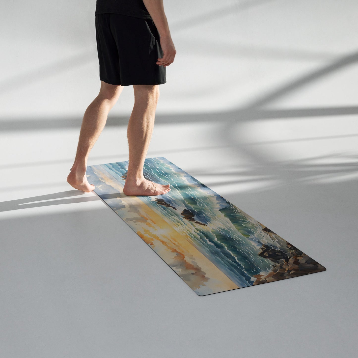 Sunset Beach Yoga Mat - Yoga Mat - Discovery Co.