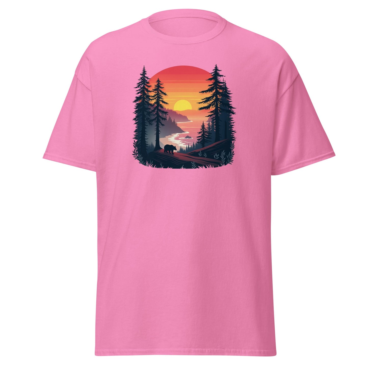 Sunset Bear Men's (Unisex) Classic Tee - Men's Shirts - Discovery Co.