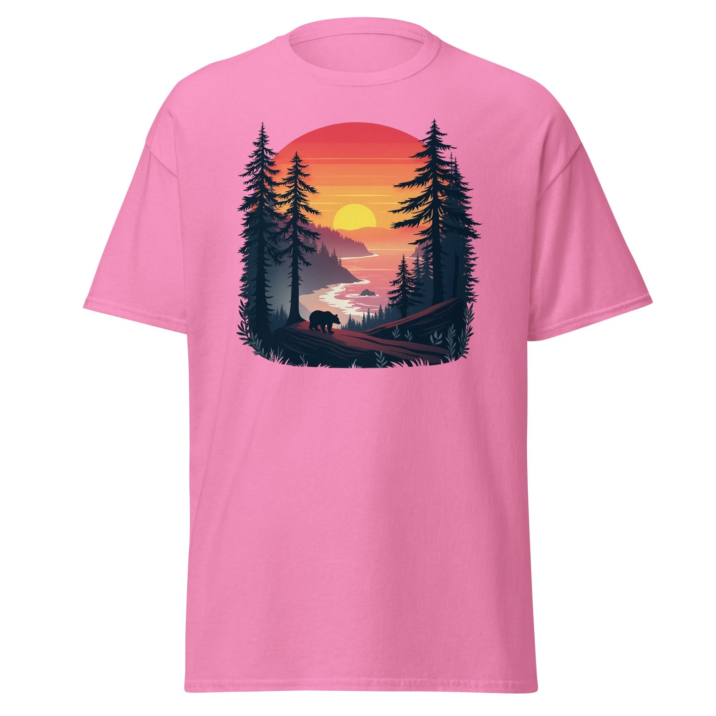 Sunset Bear Men's (Unisex) Classic Tee - Men's Shirts - Discovery Co.