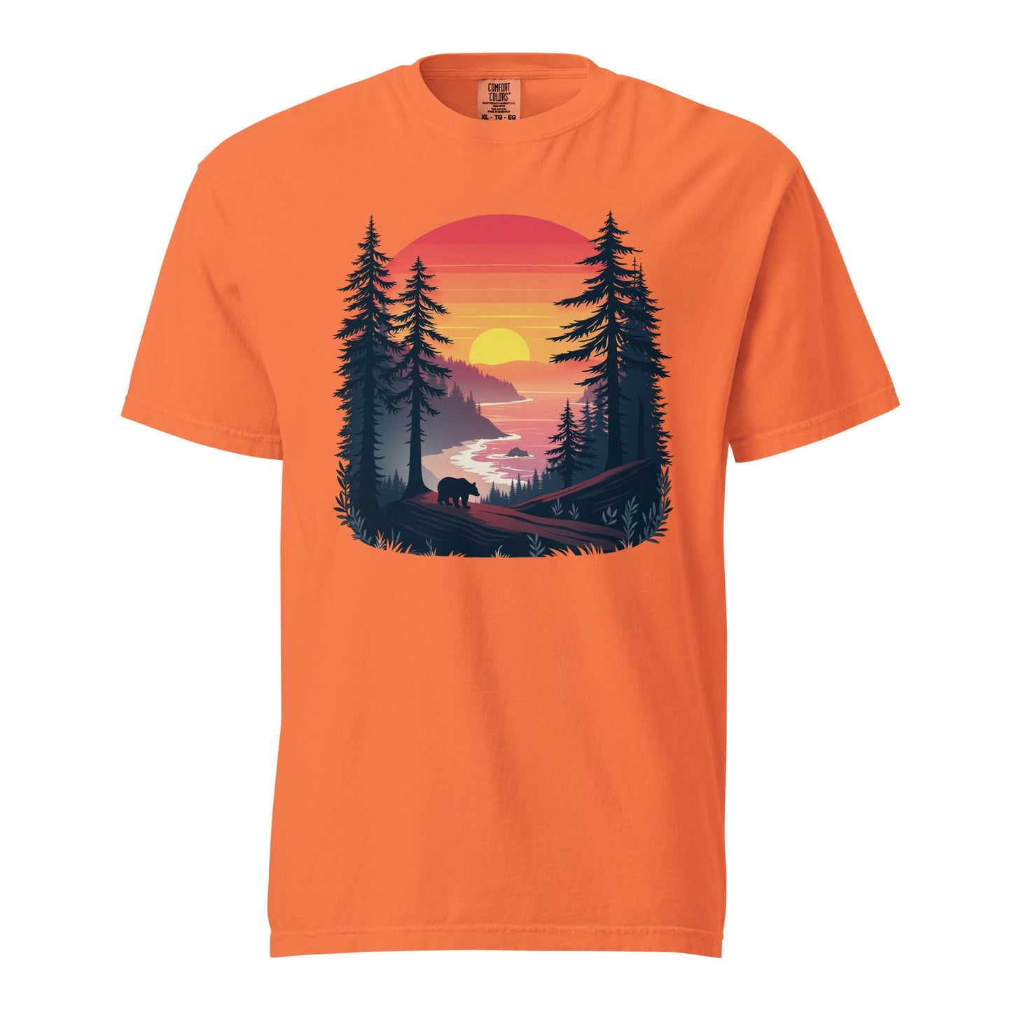 Sunset Bear Men's (Unisex) Premium Tee - Men's Shirts - Discovery Co.