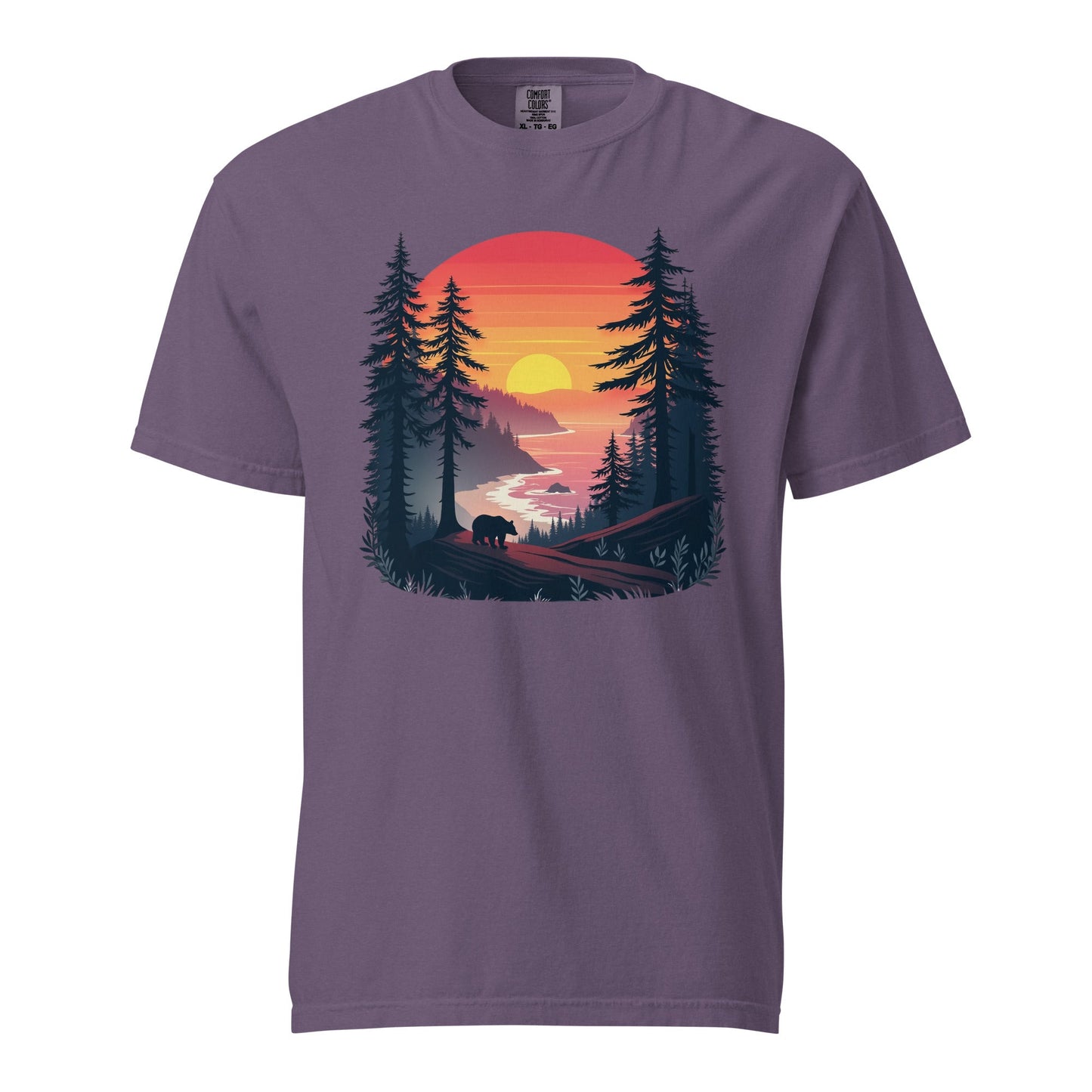 Sunset Bear Men's (Unisex) Premium Tee - Men's Shirts - Discovery Co.
