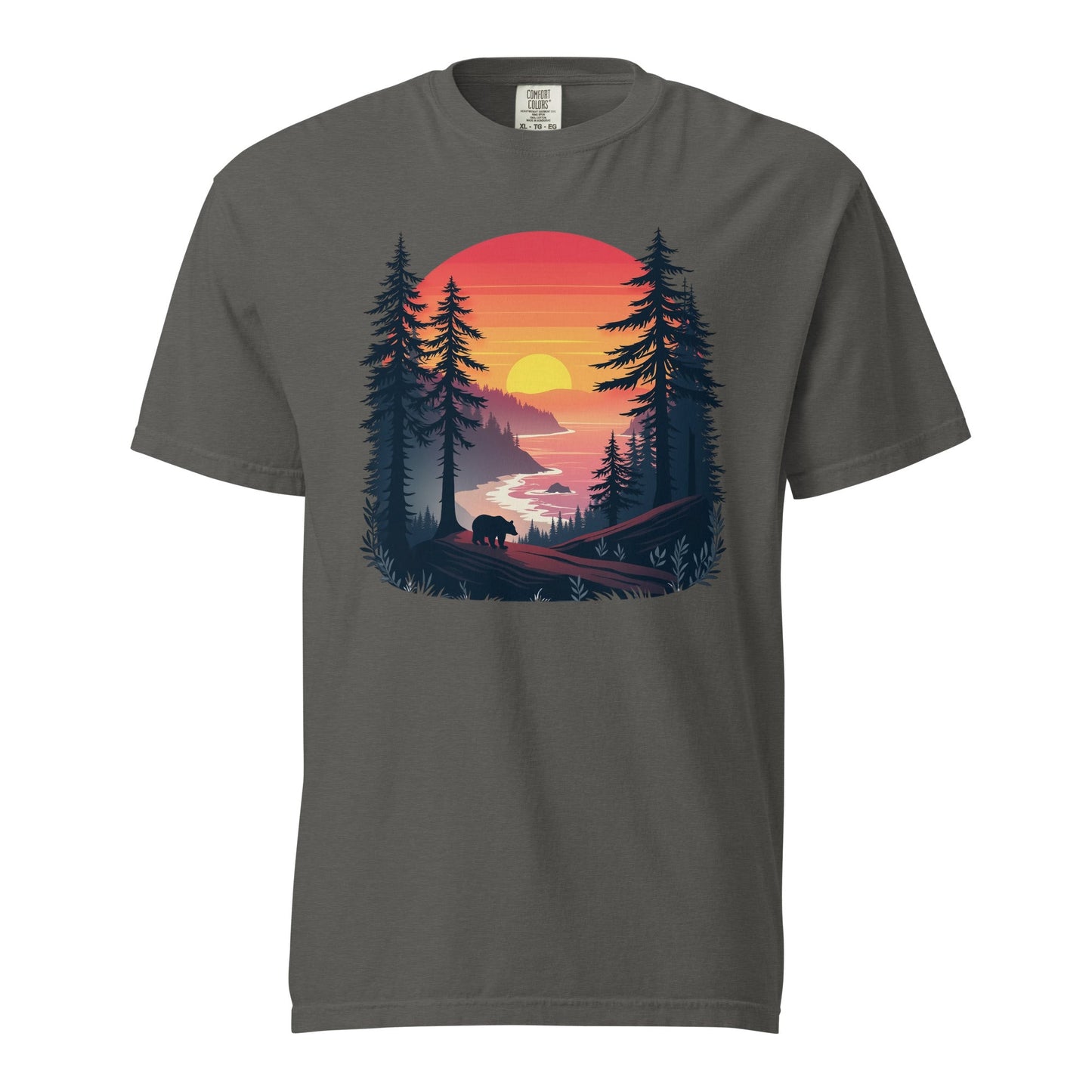 Sunset Bear Men's (Unisex) Premium Tee - Men's Shirts - Discovery Co.