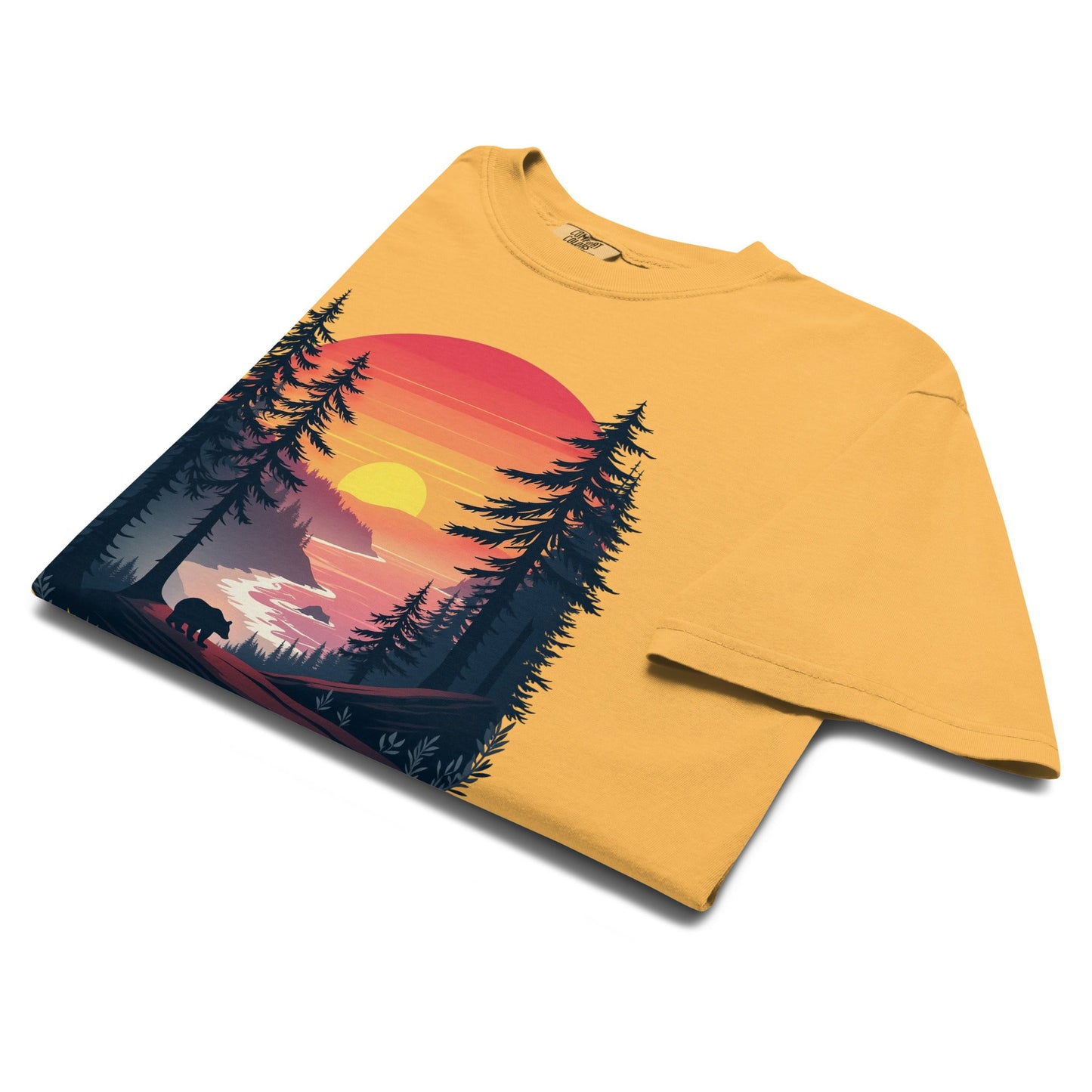 Sunset Bear Men's (Unisex) Premium Tee - Men's Shirts - Discovery Co.