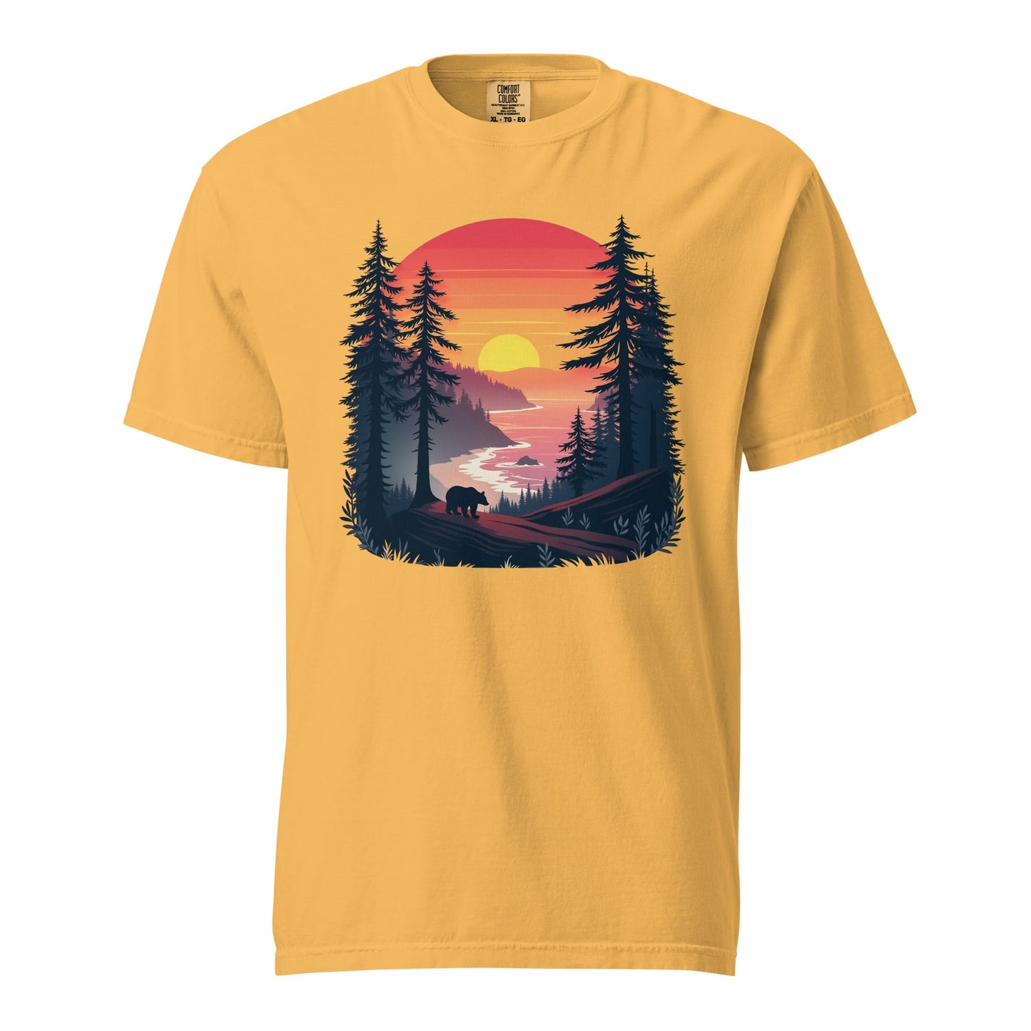 Sunset Bear Men's (Unisex) Premium Tee - Men's Shirts - Discovery Co.