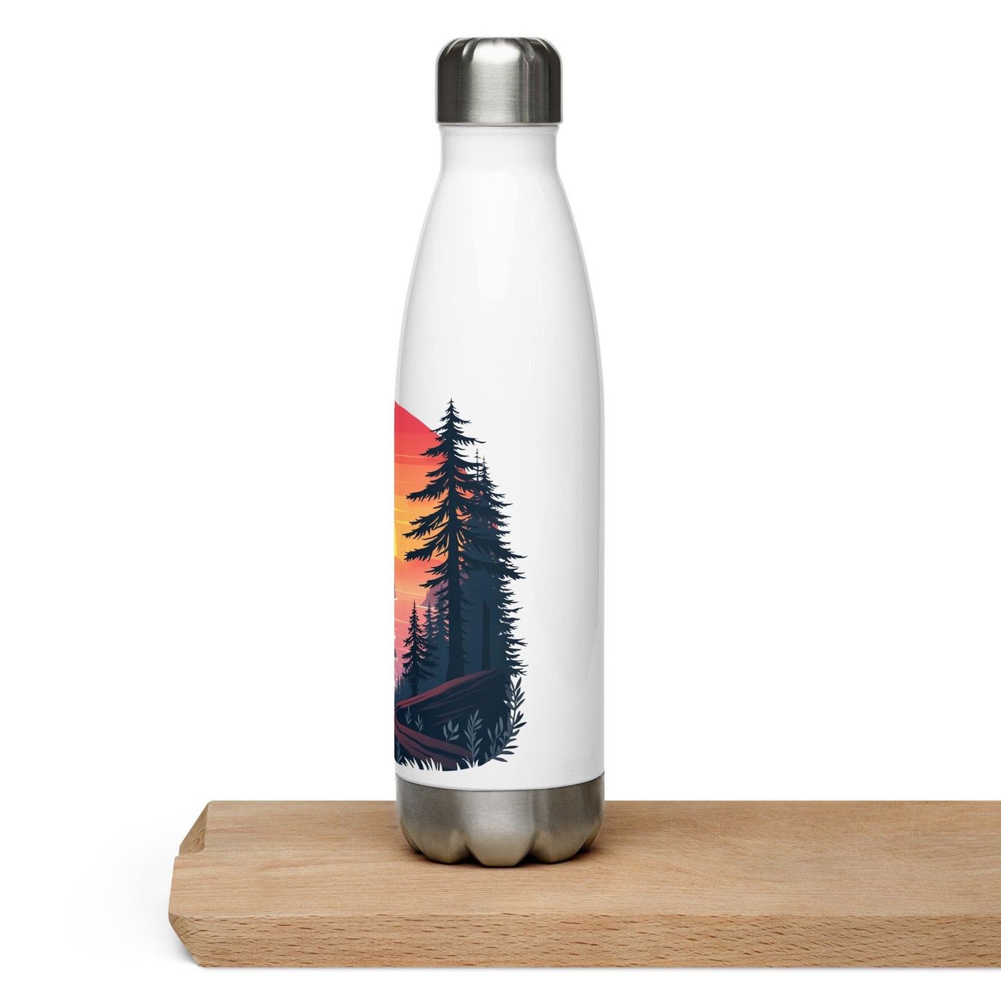 Sunset Bear Stainless Steel Water Bottle - Stainless Steel Water Bottle - Discovery Co.