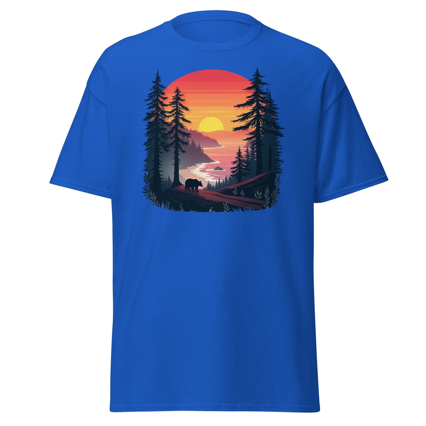 Sunset Bear Women's (Unisex) Classic Tee - Women's Shirts - Discovery Co.