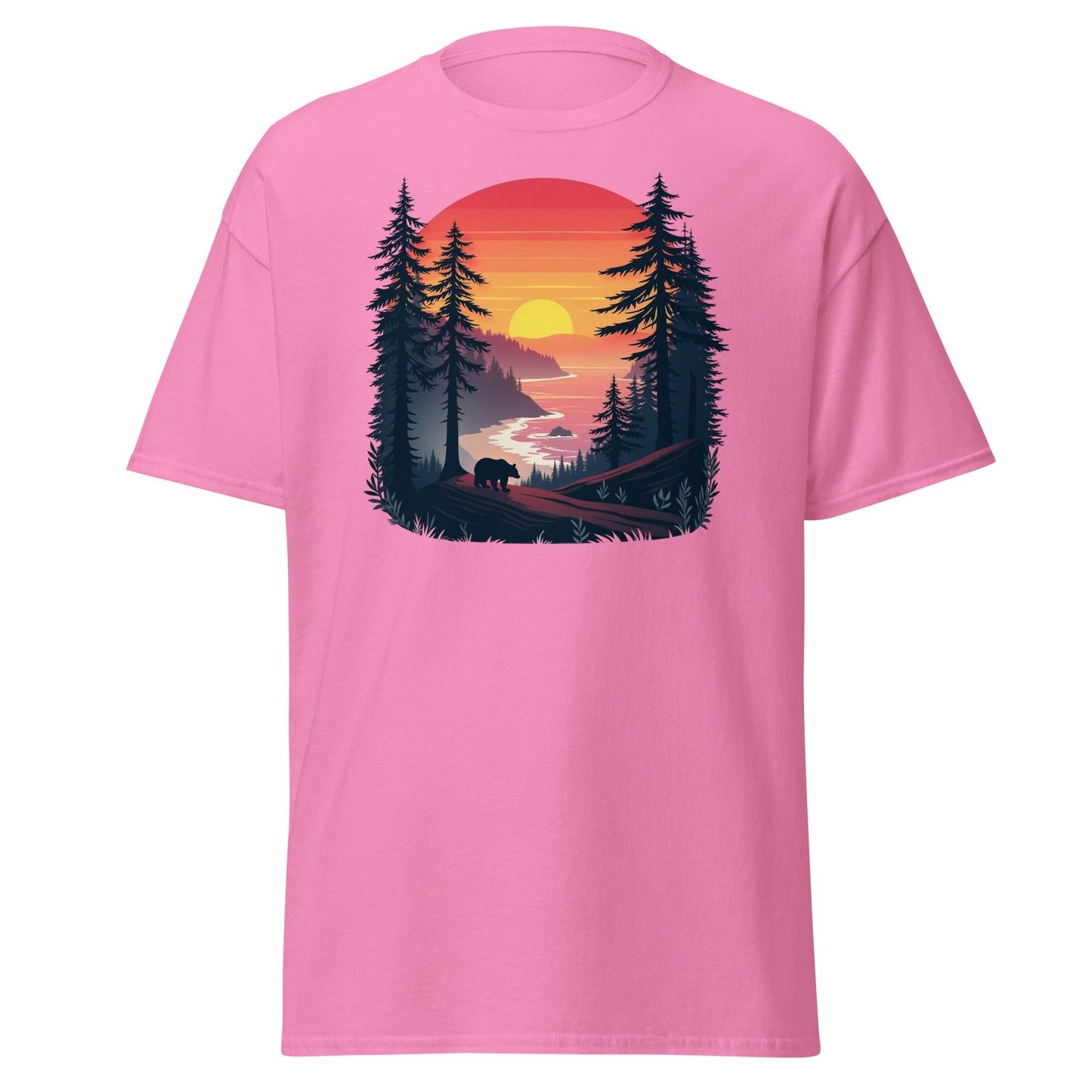 Sunset Bear Women's (Unisex) Classic Tee - Women's Shirts - Discovery Co.