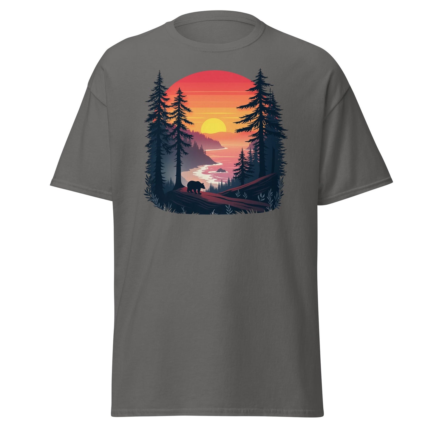 Sunset Bear Women's (Unisex) Classic Tee - Women's Shirts - Discovery Co.
