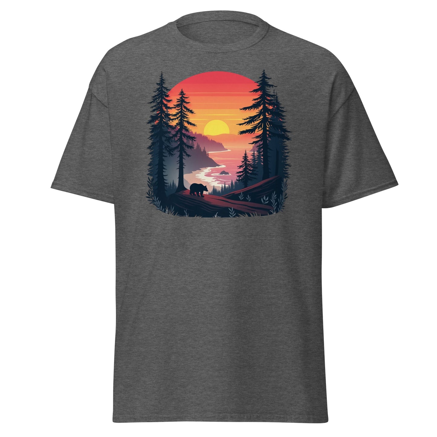 Sunset Bear Women's (Unisex) Classic Tee - Women's Shirts - Discovery Co.