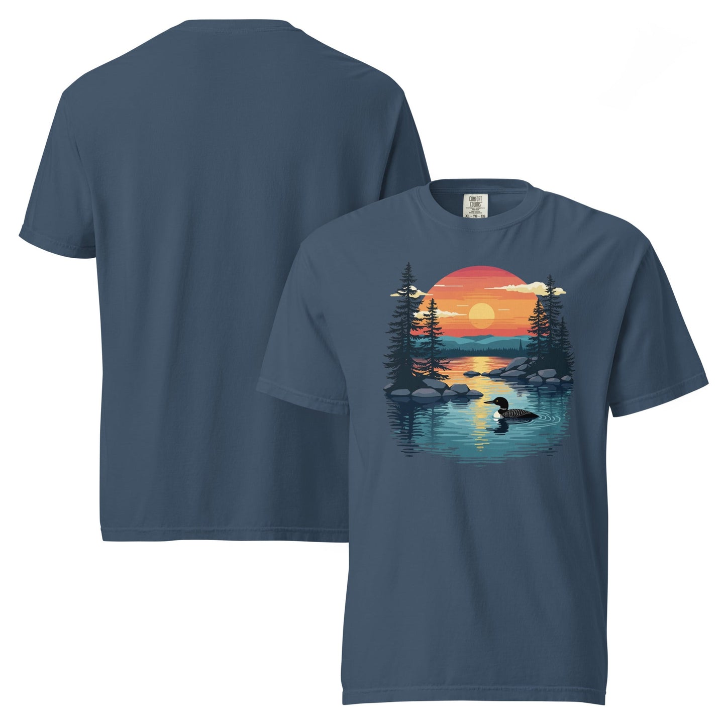 Sunset Duck Men's (Unisex) Premium Tee - Men's Shirts - Discovery Co.