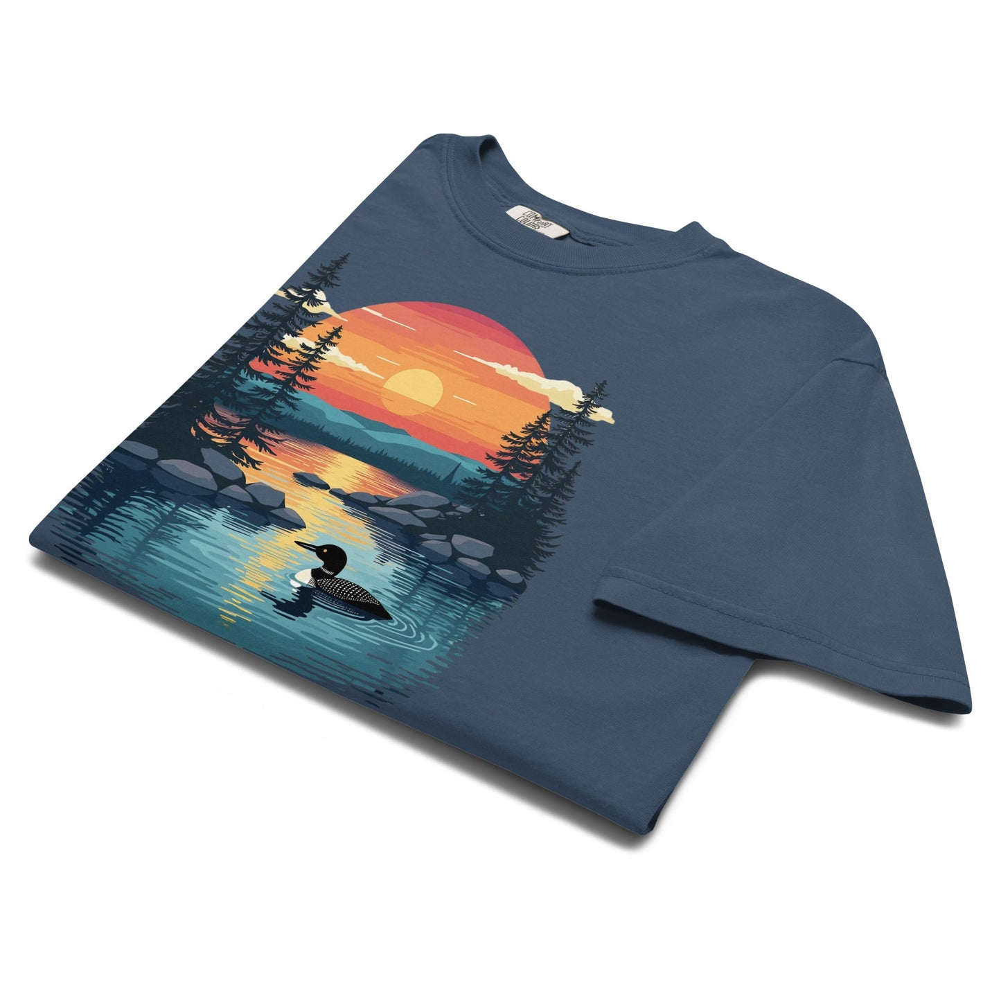 Sunset Duck Men's (Unisex) Premium Tee - Men's Shirts - Discovery Co.