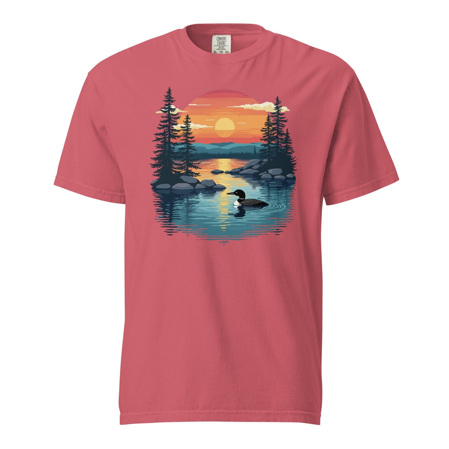 Sunset Duck Men's (Unisex) Premium Tee - Men's Shirts - Discovery Co.