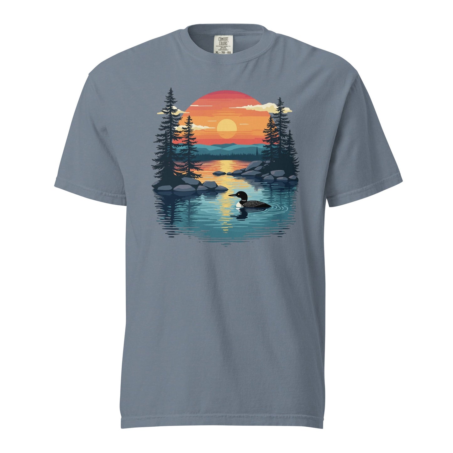 Sunset Duck Men's (Unisex) Premium Tee - Men's Shirts - Discovery Co.