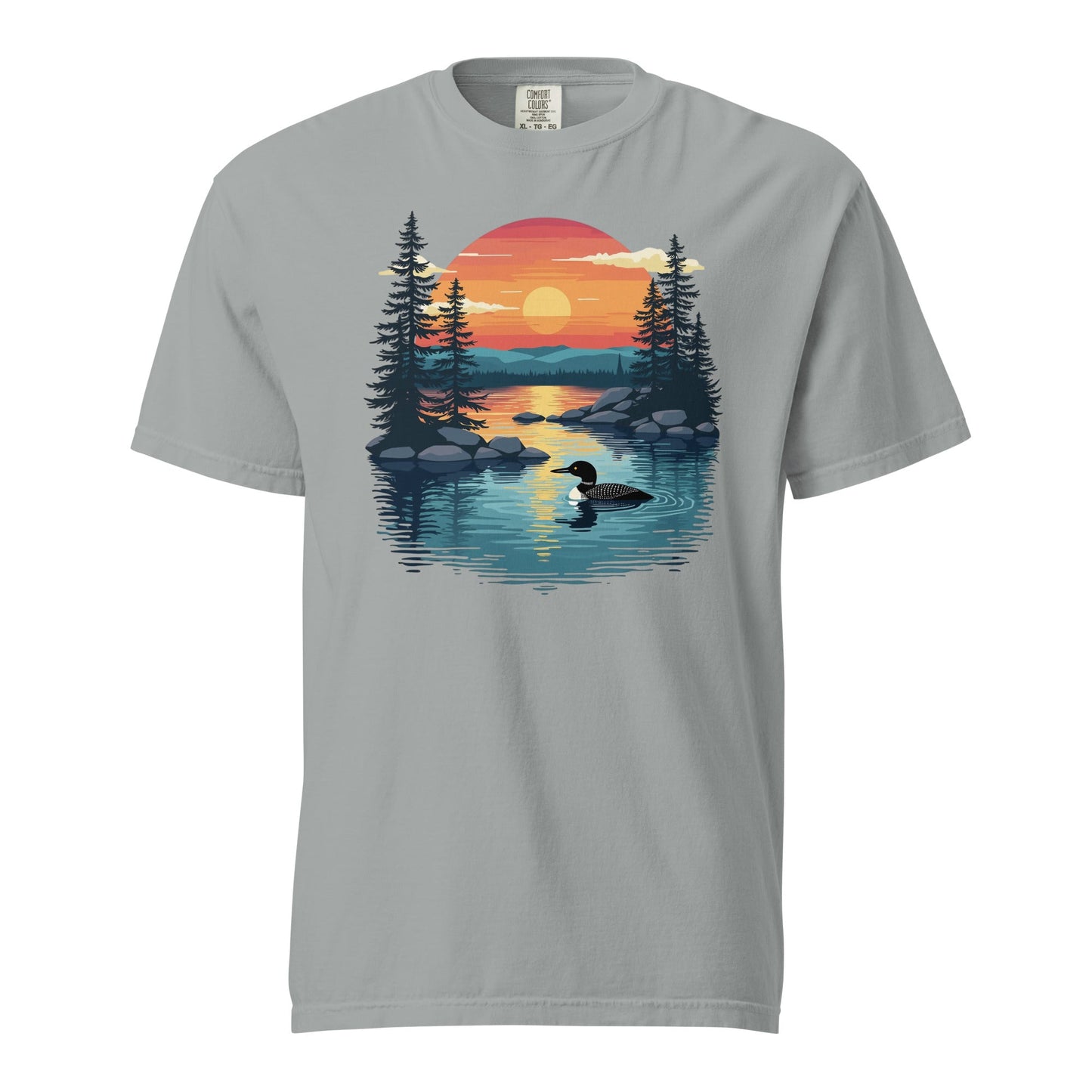 Sunset Duck Men's (Unisex) Premium Tee - Men's Shirts - Discovery Co.