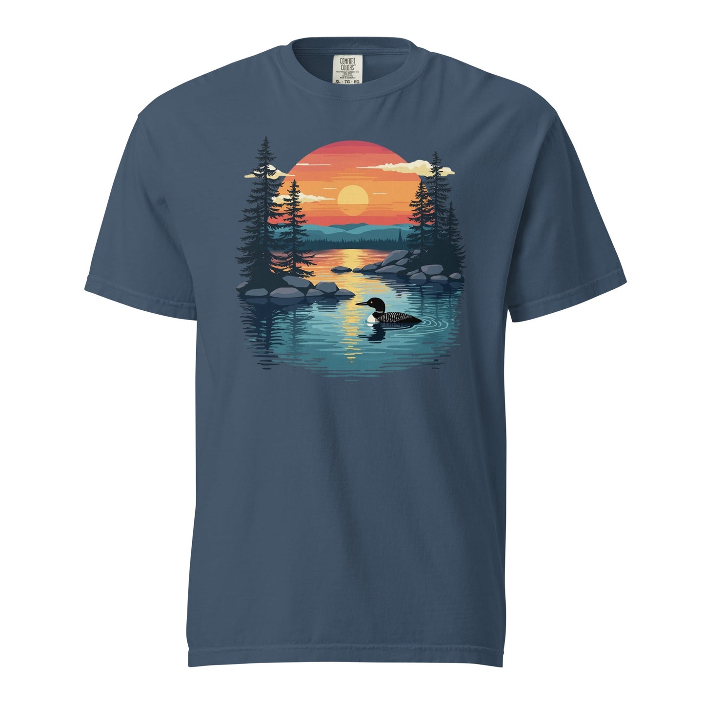 Sunset Duck Men's (Unisex) Premium Tee - Men's Shirts - Discovery Co.