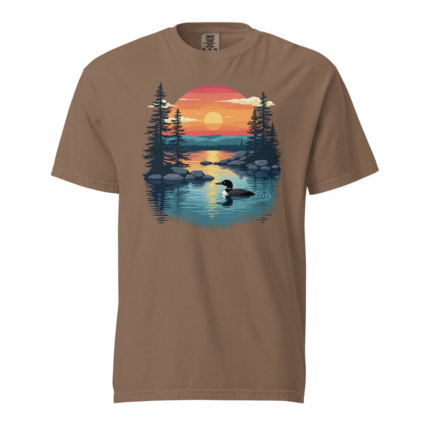 Sunset Duck Men's (Unisex) Premium Tee - Men's Shirts - Discovery Co.