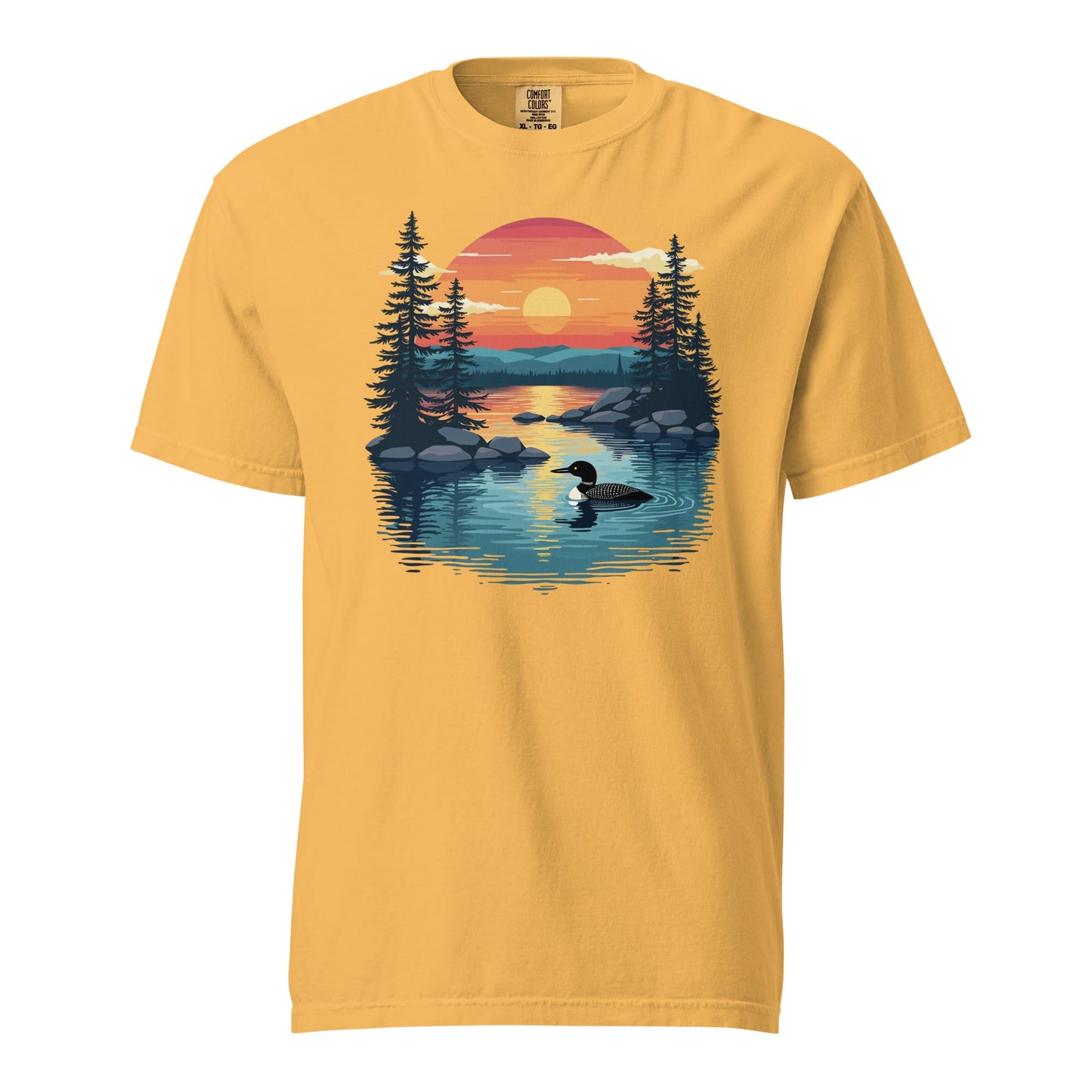 Sunset Duck Men's (Unisex) Premium Tee - Men's Shirts - Discovery Co.