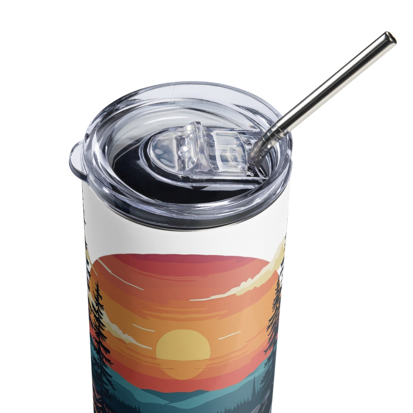Sunset Duck Stainless Steel Tumbler - Steel Tumbler - Discovery Co.