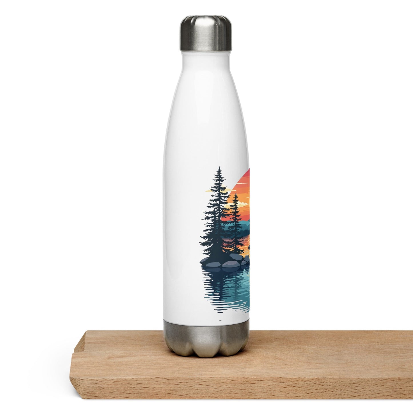 Sunset Duck Stainless Steel Water Bottle - Stainless Steel Water Bottle - Discovery Co.