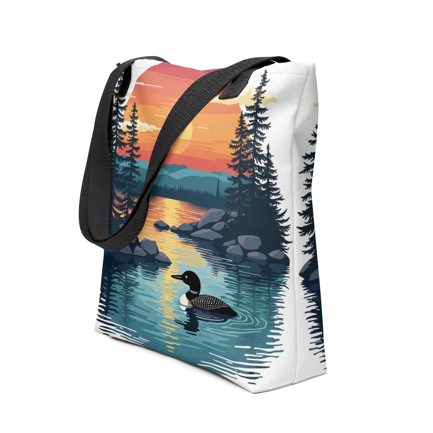Sunset Duck Tote Bag - Tote Bags - Discovery Co.